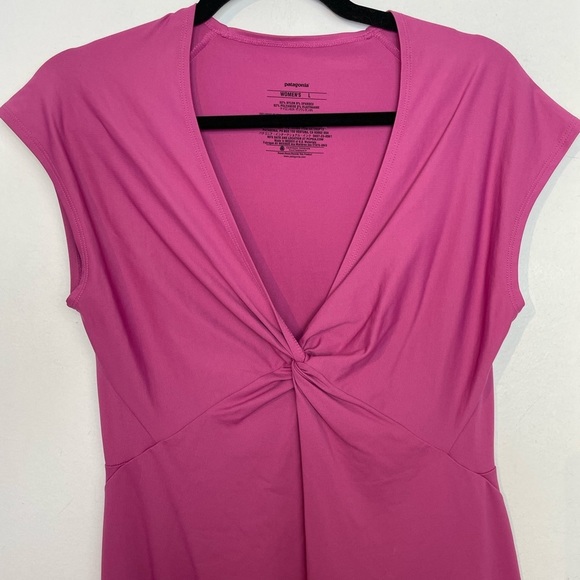 Patagonia Seabrook Bandha twist front Dress (Reef Pink) - Picture 6 of 6